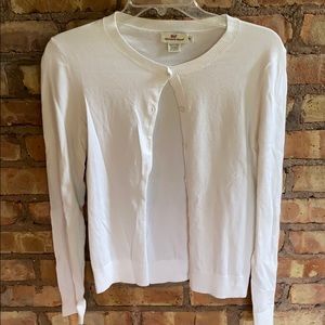 Vineyard Vines White Button Cardigan!